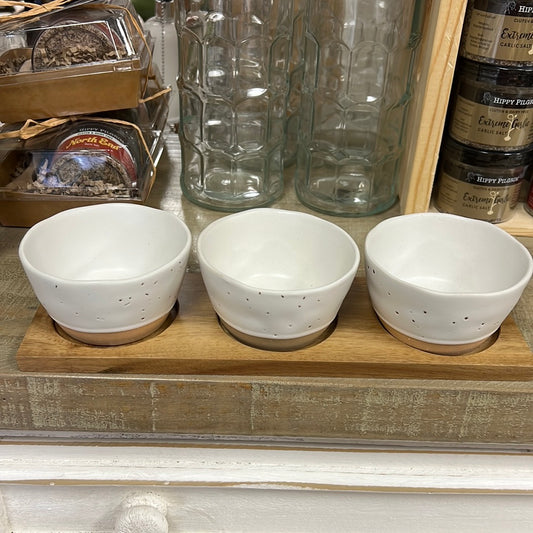 3 Bowl Set with Tray