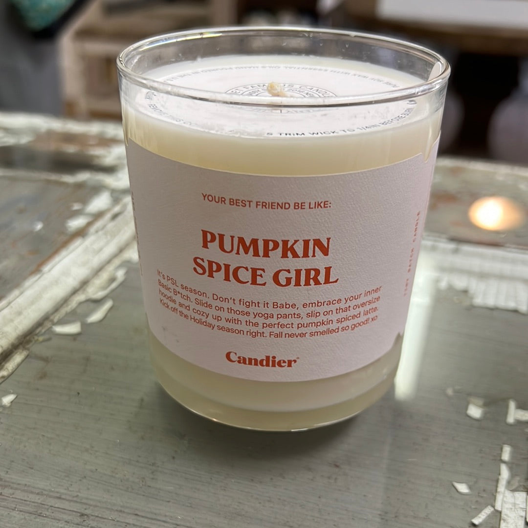 Pumpkin Spice Girl Candier Candle