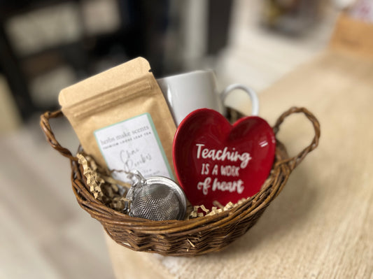 Teacher Heart Basket