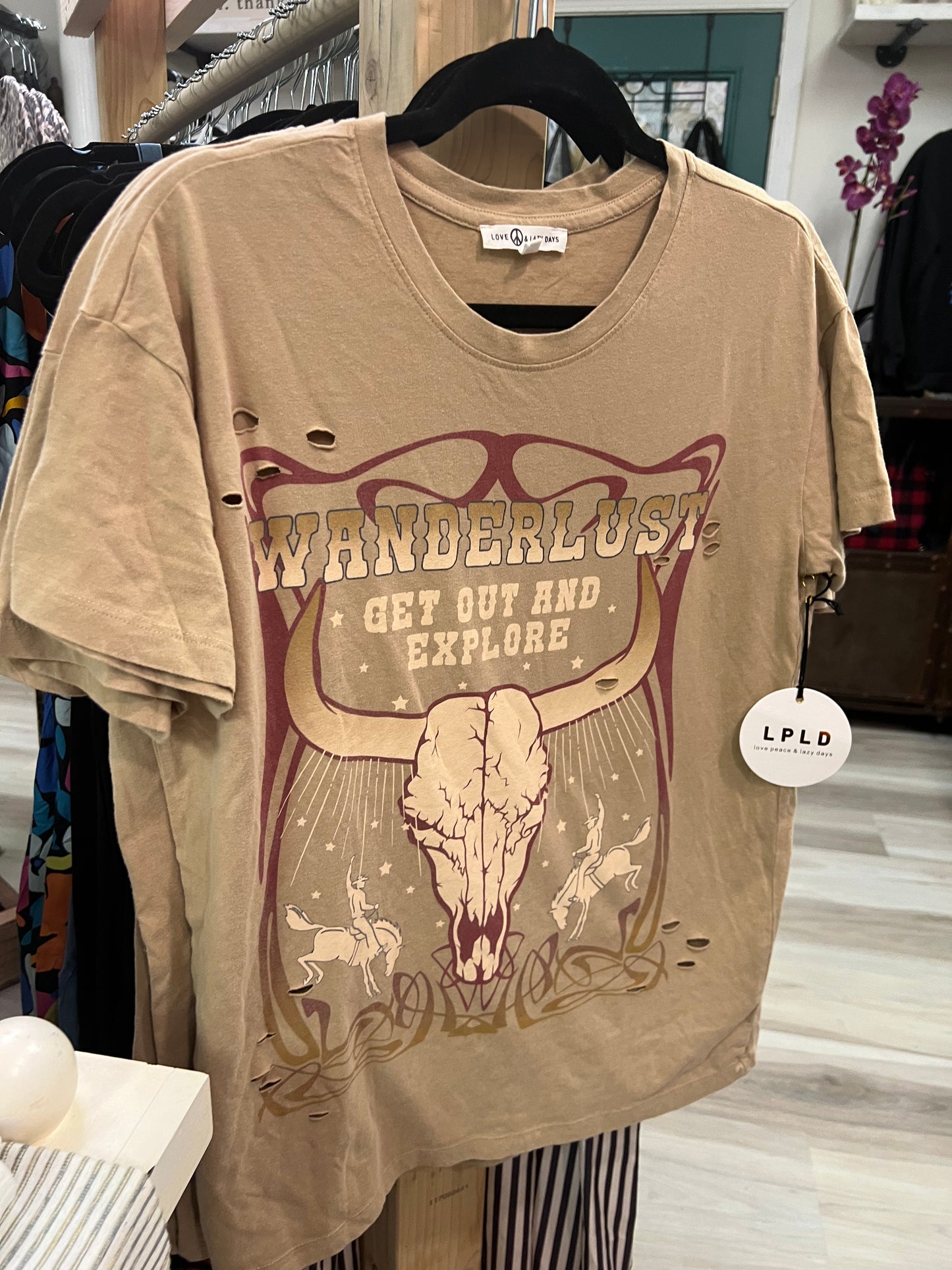 Wanderlust Get out and Explore T Shirt