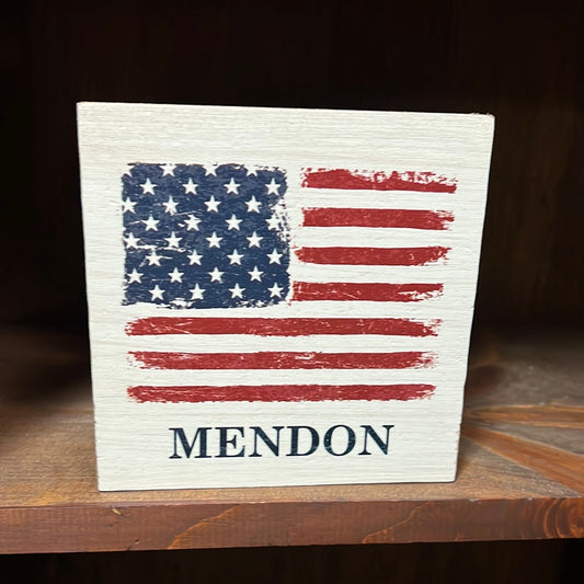 Mendon Flag Block