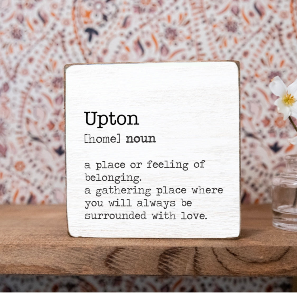 Upton Block.                        (Shipping Available!)