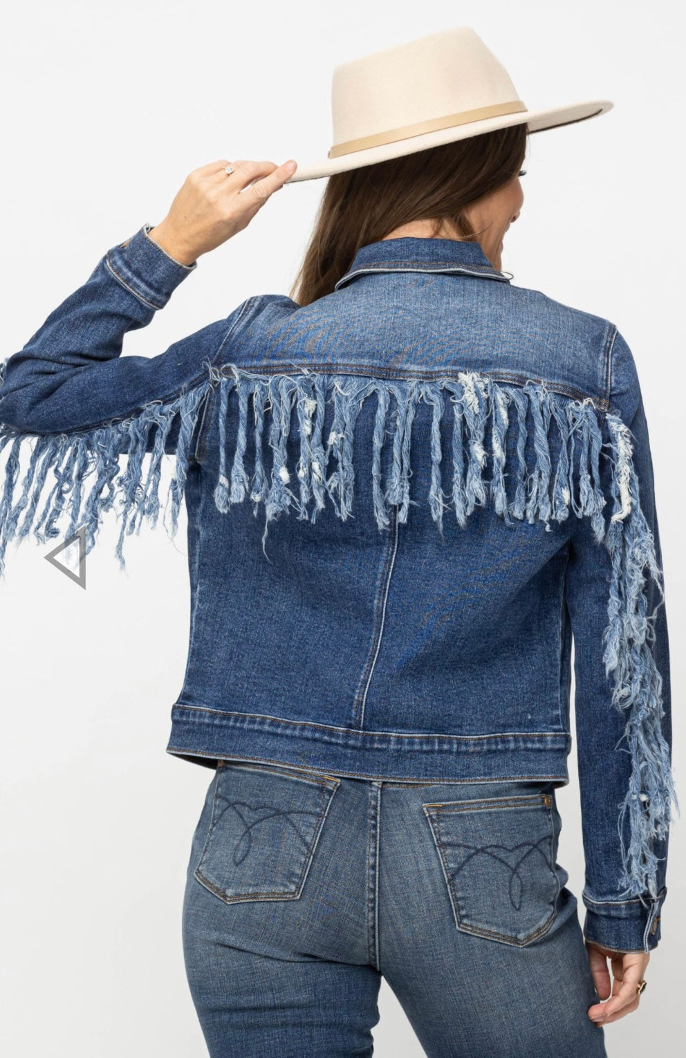 Judy Blue Fringe Jean Jacket