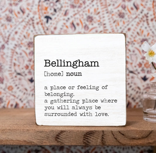 Bellingham Block.         (Shipping Available!)