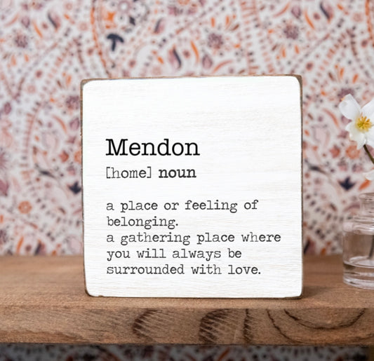 Mendon Block             (Shipping Available!)